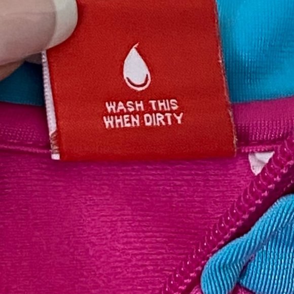 (4-124) Puma Sport Life Style Hot Pink and Blue Zipper Track Sweater - Picture 10 of 13